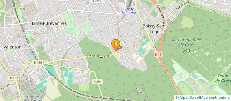 localisation de l'entreprise AC TRANSPORT à LIMEIL-BREVANNES