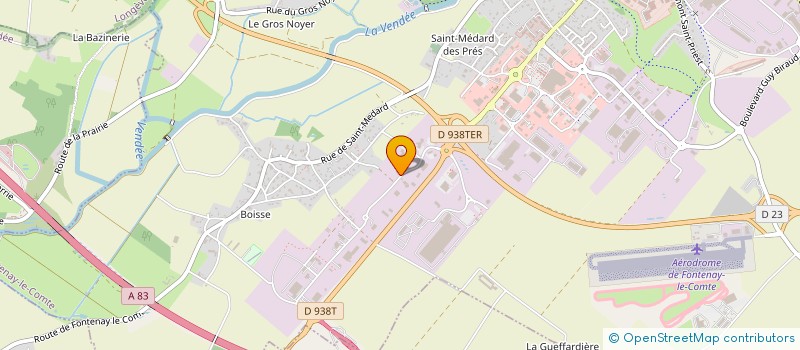 localisation de l'entreprise AC.TRANSPORT à FONTENAY-LE-COMTE