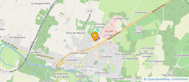 localisation de l'entreprise AC TRANSTEL  AZAY-LE-RIDEAU