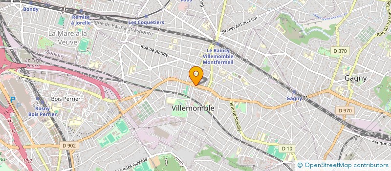 localisation de l'entreprise AC VILLEMOMBLE à VILLEMOMBLE