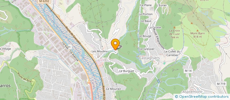 localisation de l'entreprise AC VTC FRANCE  NICE