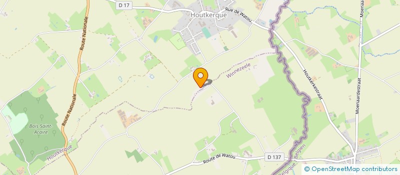 localisation de l'entreprise AC WEB AGENCY à HOUTKERQUE