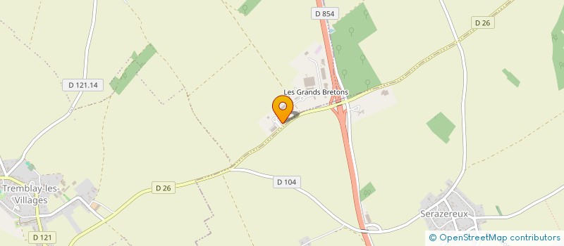localisation de l'entreprise AC WELL à TREMBLAY-LES-VILLAGES