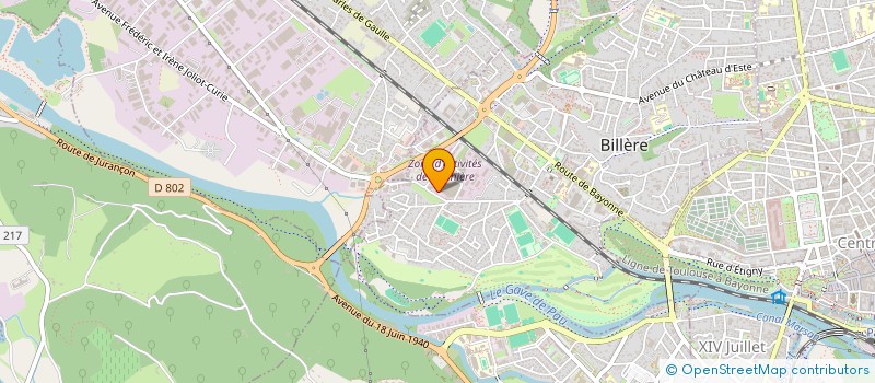 localisation de l'entreprise AC.YLH 2  BILLERE