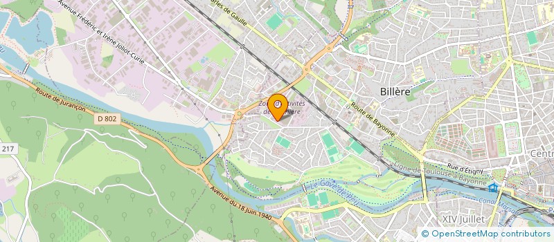 localisation de l'entreprise AC.YLH  BILLERE