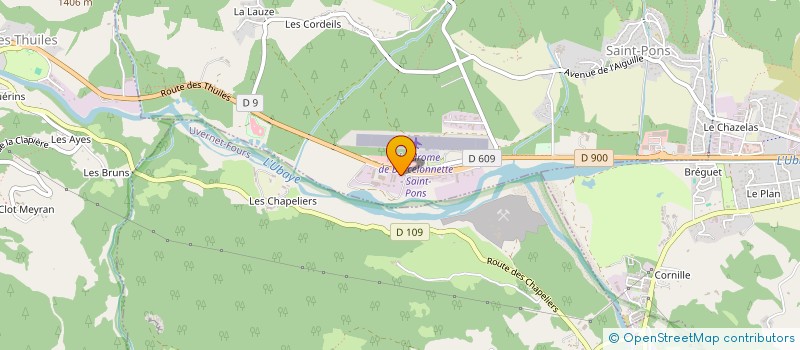 localisation de l'entreprise AC1  SAINT-PONS