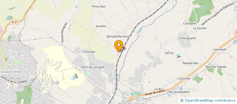 localisation de l'entreprise AC2'AIR à PONT-DU-CASSE