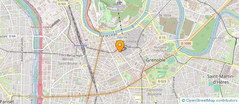 localisation de l'entreprise AC2 FI à GRENOBLE