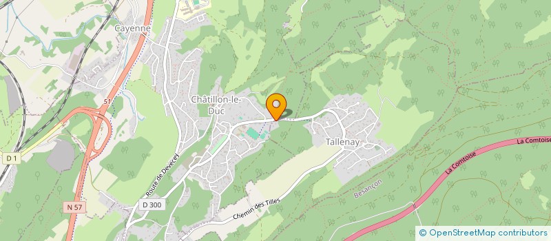 localisation de l'entreprise AC2000  CHATILLON-LE-DUC