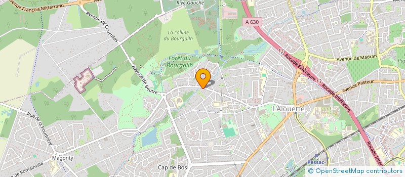 localisation de l'entreprise AC25 INVEST  PESSAC