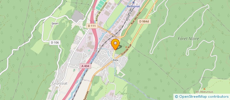 localisation de l'entreprise AC2B  GROISSIAT