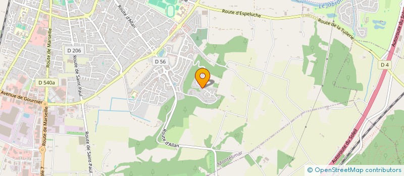 localisation de l'entreprise AC2B à MONTELIMAR