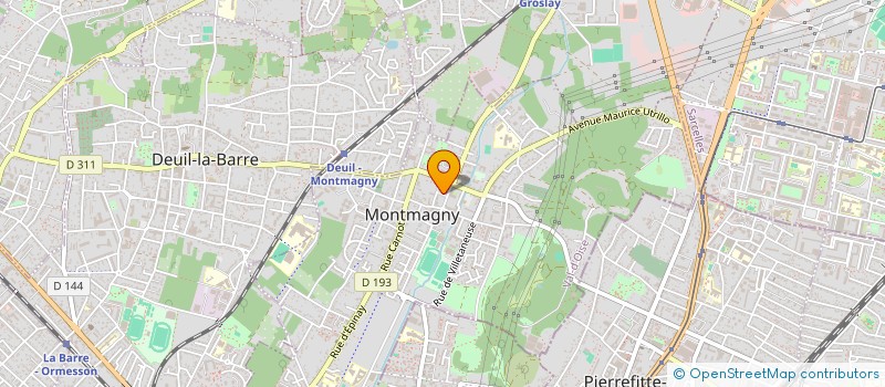 localisation de l'entreprise AC2B PLOMBERIE  MONTMAGNY