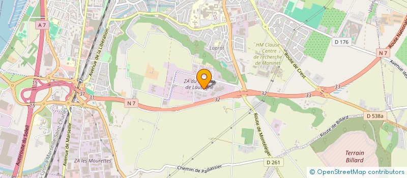 localisation de l'entreprise AC2D à VALENCE