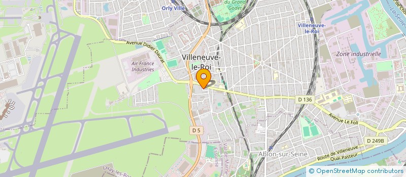 localisation de l'entreprise AC2E à VILLENEUVE-LE-ROI