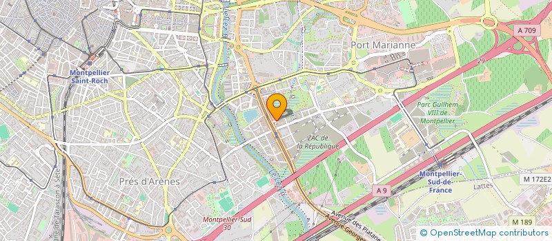 localisation de l'entreprise AC2E  MONTPELLIER