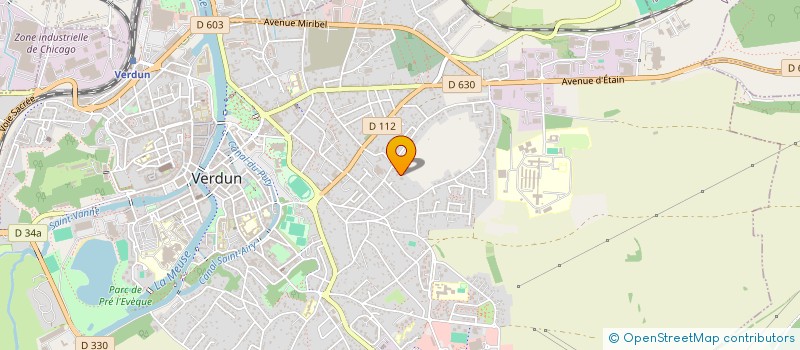 localisation de l'entreprise AC2E L'ETOILE à VERDUN