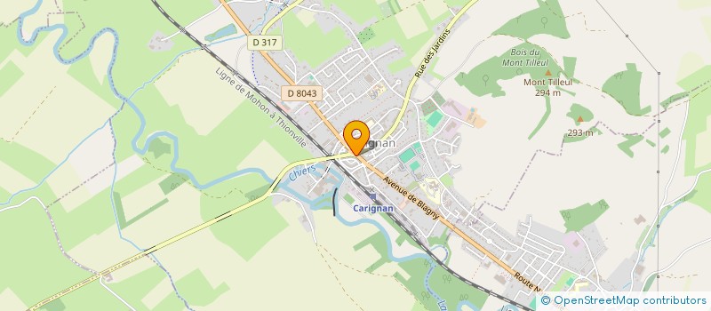 localisation de l'entreprise AC2F  CARIGNAN