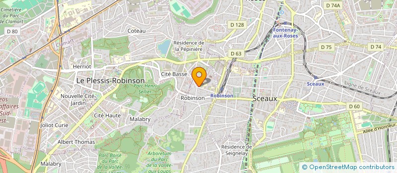 localisation de l'entreprise AC2F  CHATENAY-MALABRY