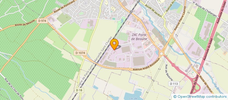 localisation de l'entreprise AC2G à BEAUNE