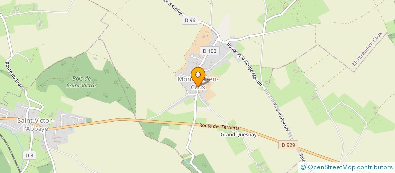 localisation de l'entreprise AC2I DIEPPE  MONTREUIL-EN-CAUX