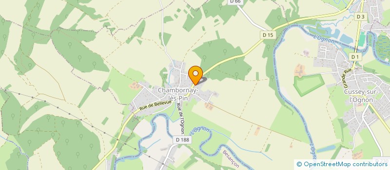 localisation de l'entreprise AC2J  CHAMBORNAY-LES-PIN