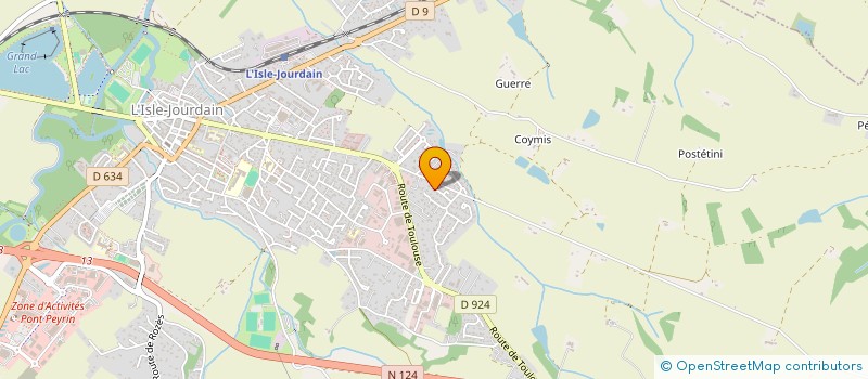 localisation de l'entreprise AC2L à L'ISLE-JOURDAIN