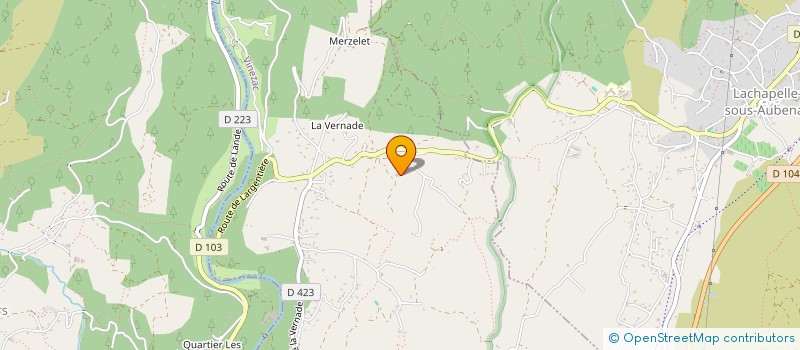 localisation de l'entreprise AC2L  VINEZAC