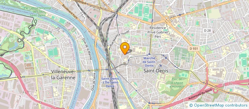localisation de l'entreprise AC2L DIAGNOSTICS à SAINT-DENIS