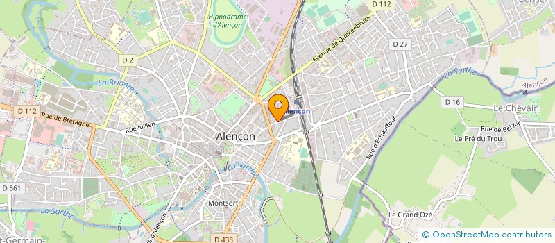 localisation de l'entreprise AC2M-3D à ALENCON