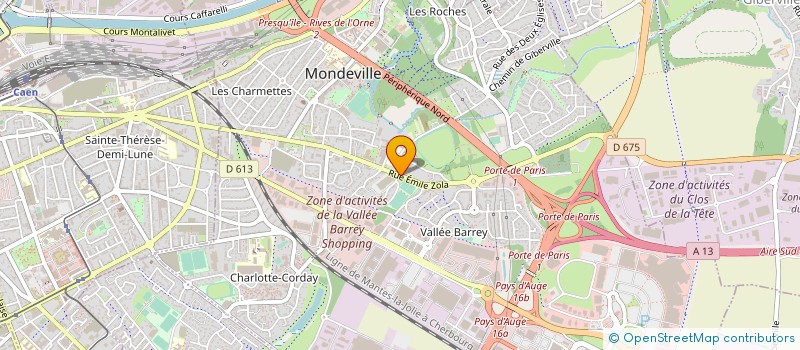localisation de l'entreprise AC2M à MONDEVILLE