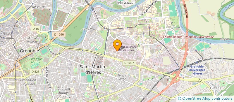 localisation de l'entreprise AC2M  SAINT-MARTIN-D'HERES