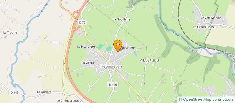 localisation de l'entreprise AC2M  THEREVAL