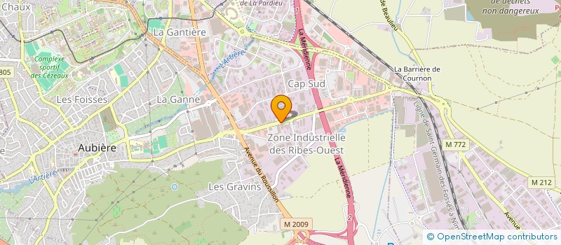 localisation de l'entreprise AC2M CONSEILS ET FINANCEMENTS  AUBIERE