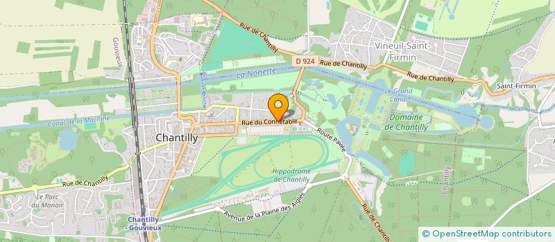 localisation de l'entreprise AC2N  CHANTILLY