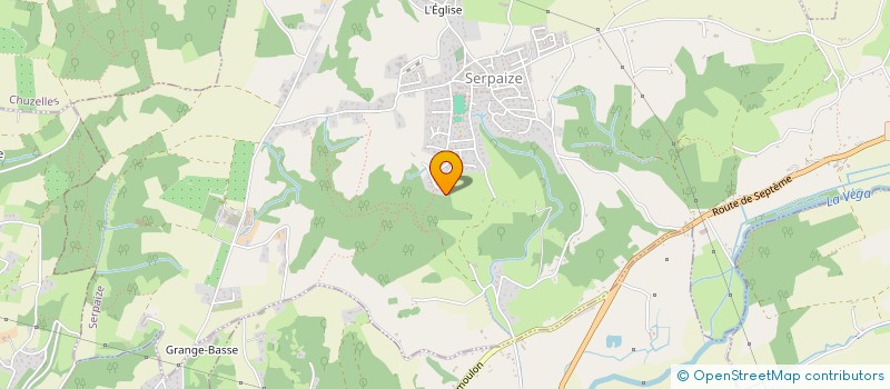 localisation de l'entreprise AC2P NETTOYAGE  SERPAIZE