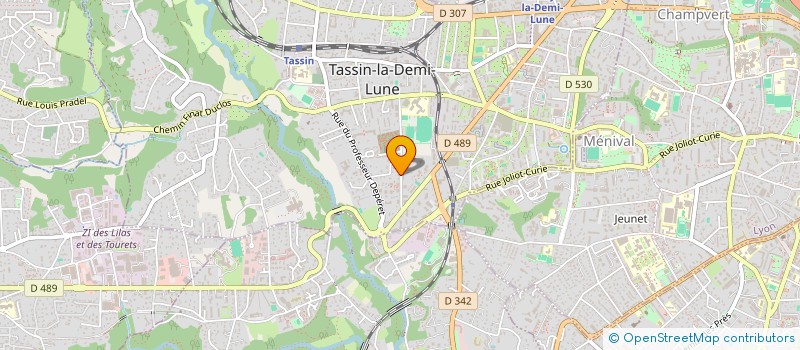 localisation de l'entreprise AC2R CONCEPT  TASSIN-LA-DEMI-LUNE