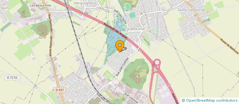 localisation de l'entreprise AC2V  LABOURSE