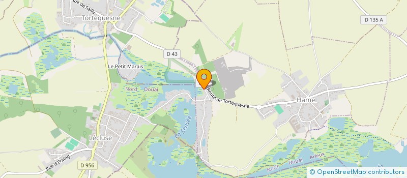 localisation de l'entreprise AC2V  HAMEL