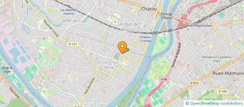 localisation de l'entreprise AC2X  CROISSY-SUR-SEINE