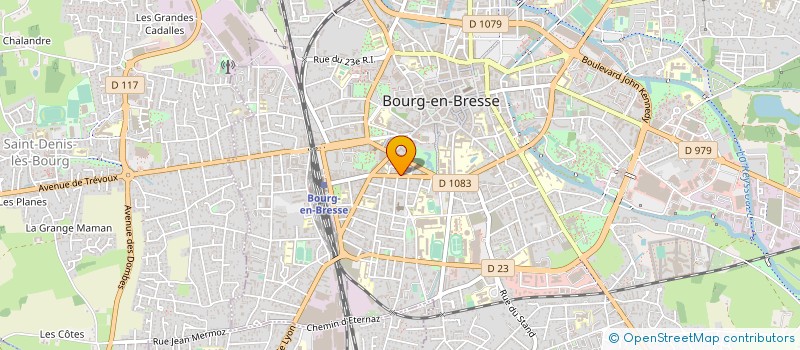 localisation de l'entreprise AC3 CROPIER  BOURG-EN-BRESSE