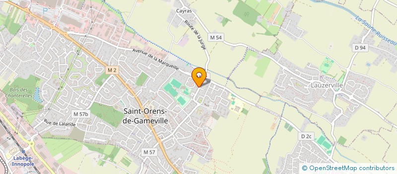 localisation de l'entreprise AC3-I à SAINT-ORENS-DE-GAMEVILLE