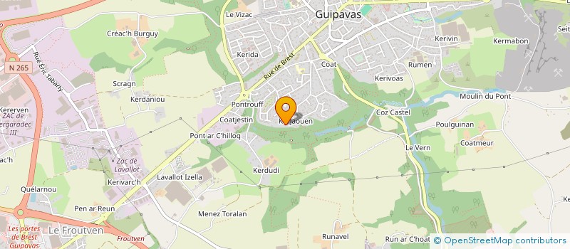 localisation de l'entreprise AC3 INVESTISSEMENT  GUIPAVAS