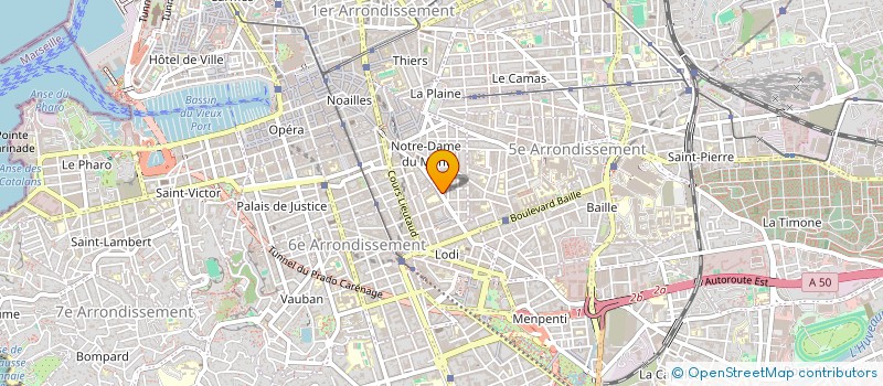 localisation de l'entreprise AC3 STRATEGIE ET DEVELOPPEMENT  MARSEILLE