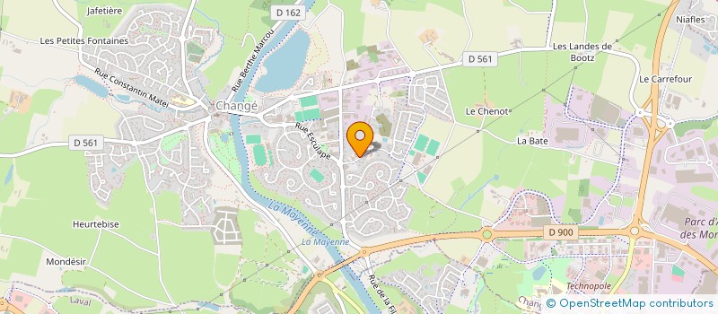 localisation de l'entreprise AC3A  VITRE