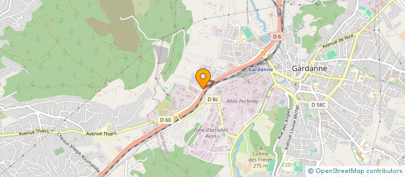 localisation de l'entreprise AC3D à GARDANNE