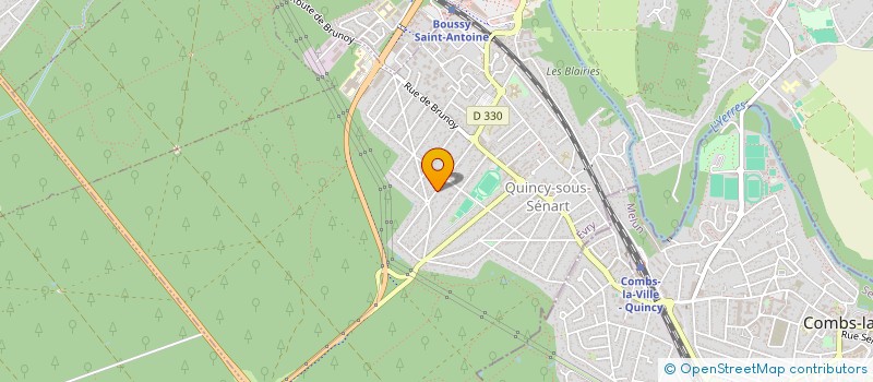 localisation de l'entreprise AC3E  QUINCY-SOUS-SENART