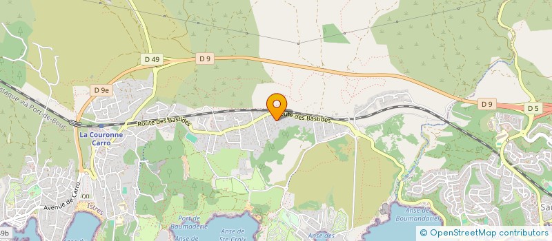 localisation de l'entreprise AC3L GESTION  MARTIGUES