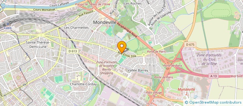 localisation de l'entreprise AC3M  MONDEVILLE