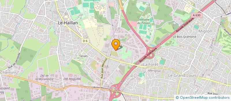 localisation de l'entreprise AC3S  EYSINES